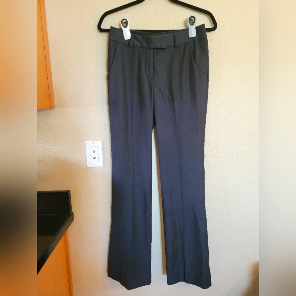 Anne Klein Black High Waisted Wide Legged Trousers